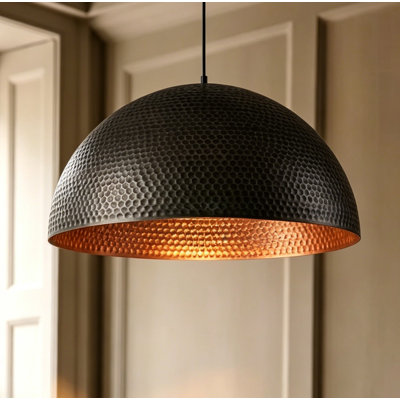 Luminaire suspendu en forme de dôme à 1 lumière Lodi