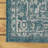Massimo Bohemian Medallion Textured Weave Teal/Gray Indoor/Outdoor Rug-1291755446