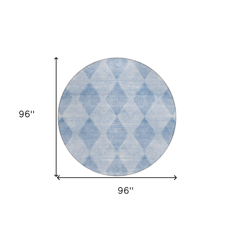 Tapis d'intérieur rond 8 po