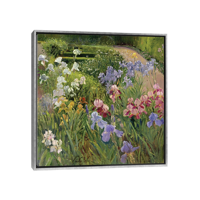 Iris at Bedfield - reproduction d'art sur toile - toile, H 26 po x l 26 po, Impression encadrée sans passe-partout