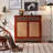 Classical rattan woven solid wood shoe cabinet 12 - Pair Solid Wood Shoe Storage Cabinet