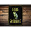 Plaque en aluminium «Gone Spooking»-58203550