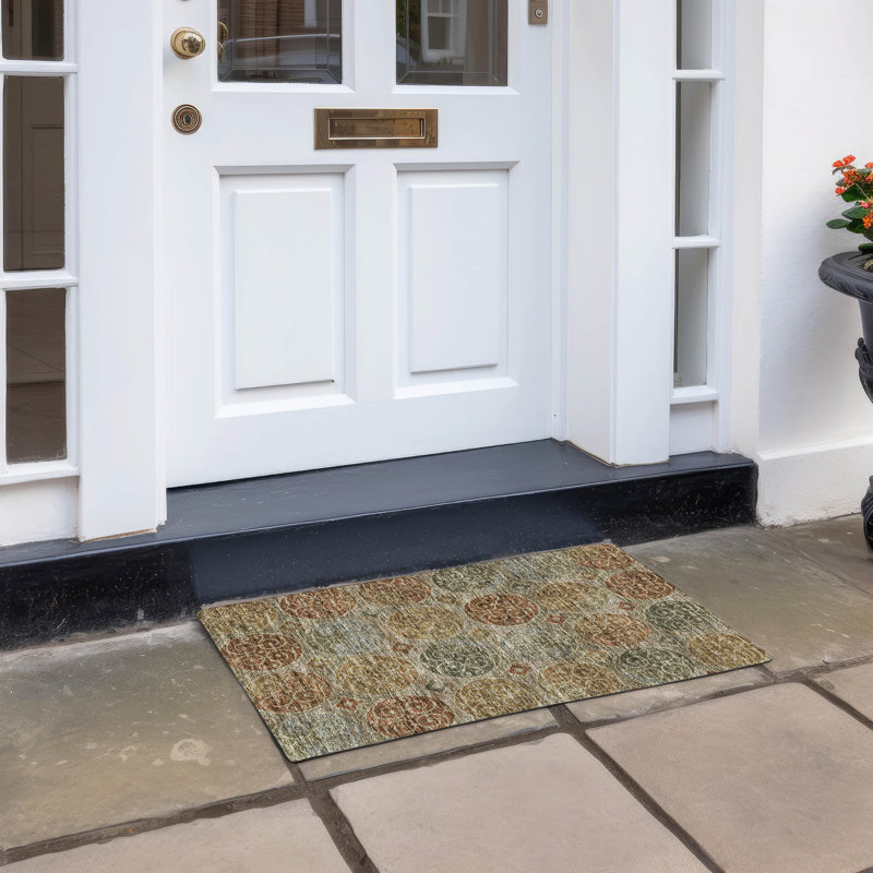  Paillasson intérieur antidérapant Neysa, Rectangle 1 pi 8 po x 2 pi 6 po