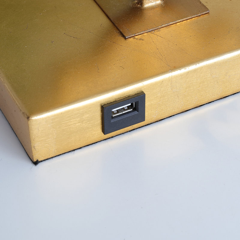 Selina Metal USB Table Lamp