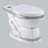 White Porcelain Elongated Bathroom Toilet Bowl – Durable Ceramic, Easy Installation, Easy-Clean Surface