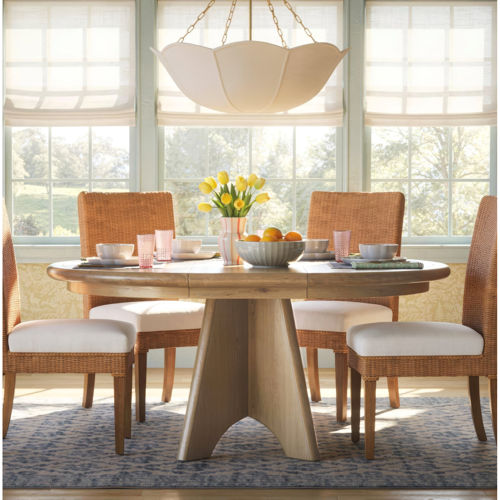 Hayes 48" Oak Dining Table, Canyon