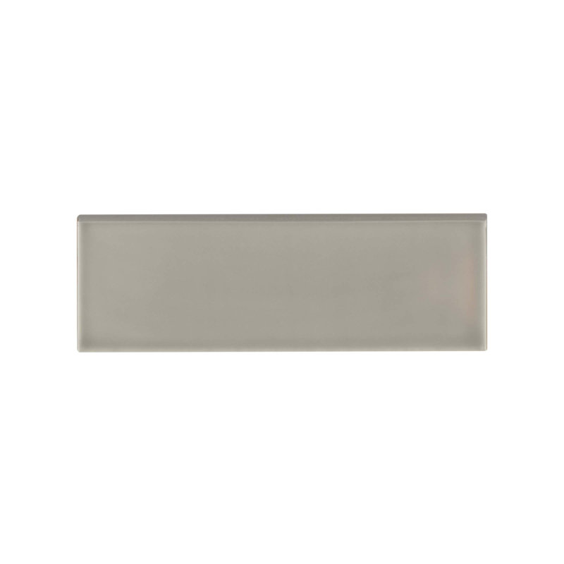 Carreau de faïence en céramique 12 "x 4" Grace, Grigio