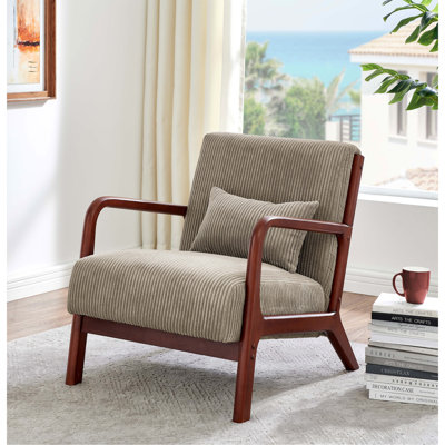 Fauteuil en velours côtelé Corduroy