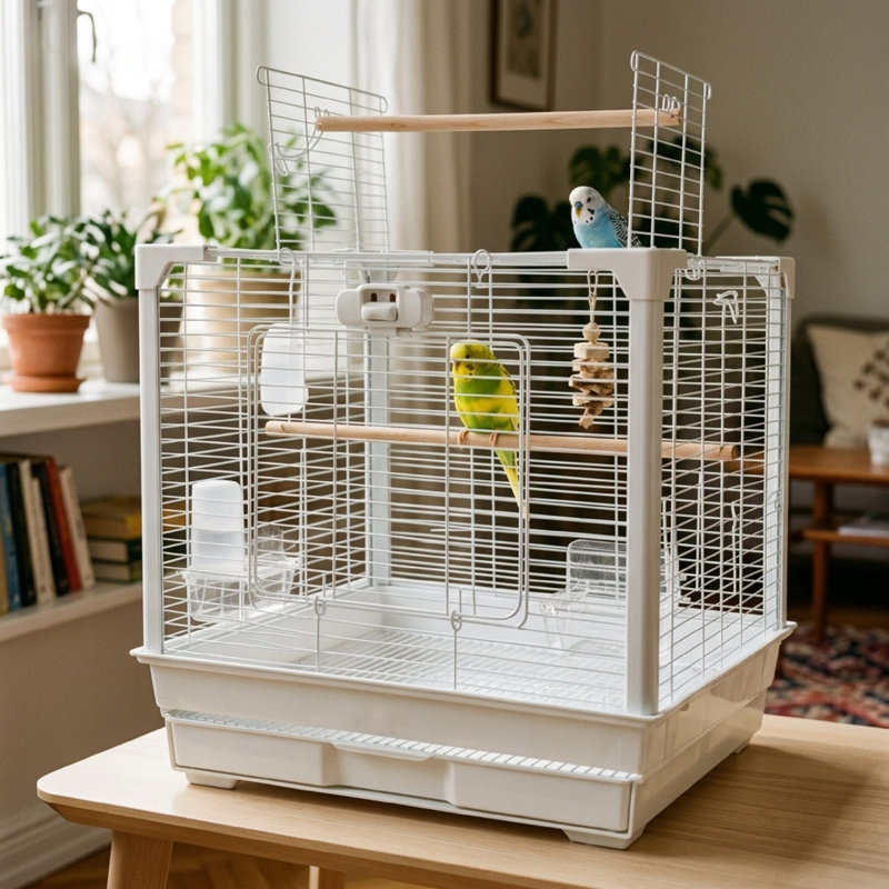 Treetop Classic Top-Opening Bird Cage for Budgies, Canaries & Finches |