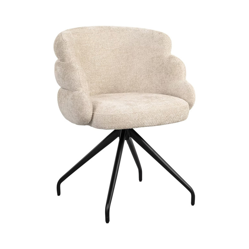 Chaise d'appoint Kayla, Crème
