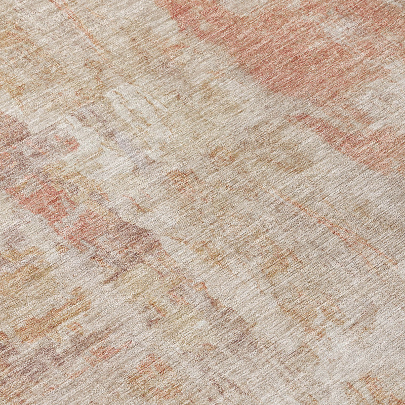 Machine Washable Indoor/Outdoor Mattis ACN2310 Abstract Rug, Rectangle 3' x 5'