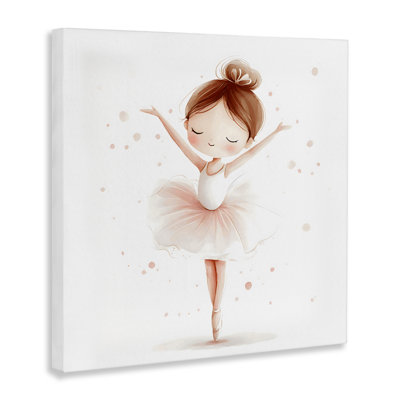 Delicate Little Ballerina Girl Canvas, design by Creative Studio