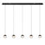 Luminaire suspendu linéaire à 5 lumières pour îlot de cuisine Heatherly-568819367-804716537