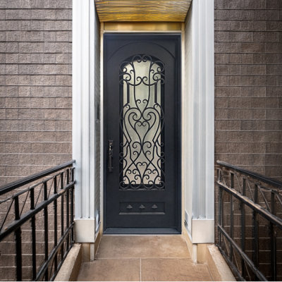 Castile Single Iron Door