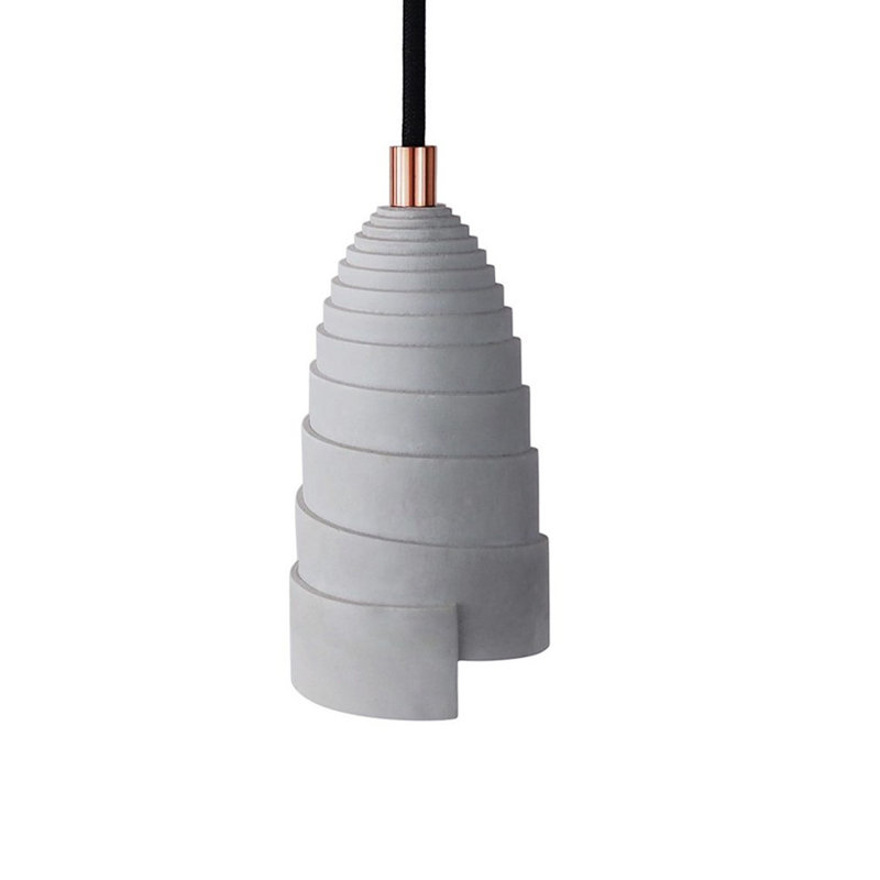 Romriell 1 - Light Single Pendant, Black/Copper