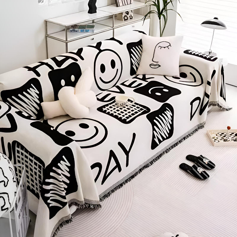 Sofa Slipcover, 133.85" W x 70.86" D