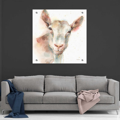 «Farm Friends I» par Lisa Audit, art mural en verre acrylique Ophelia & Co., 24 po x 24 po