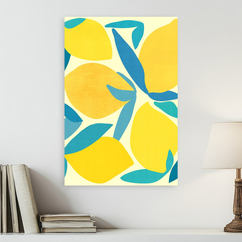 Reproduction d'art mural Lemon Shapes, 24" H x 16" W