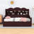 Wooden Daybed with Storage Shelving and 2 Drawers-651935136