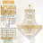 Jeyceon 34 - Light Iron Dimmable Chandelier