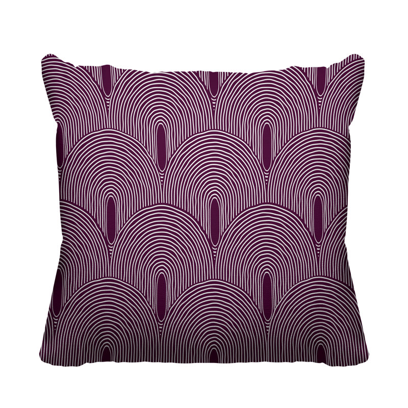 Limpo Indoor/Outdoor Throw Pillow, 18" x 18", Purple