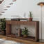 Elowen 60" Console Table With 2 Drawers, Wood Sofa Table For Entryway Hallway Living Room-211287717