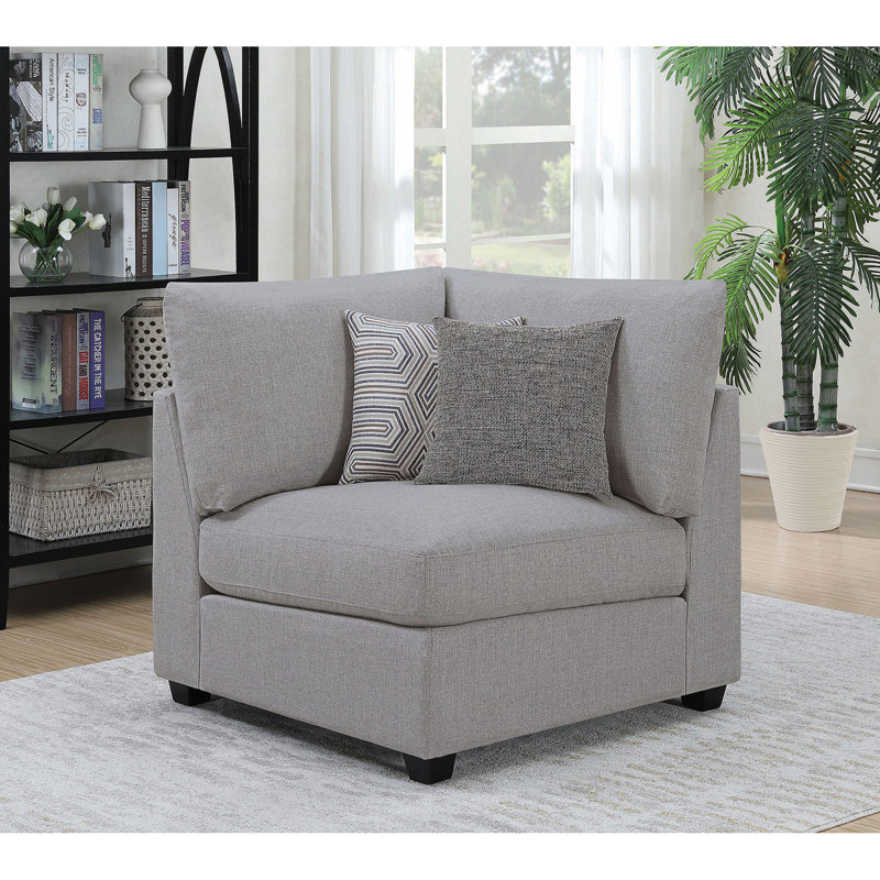 Upholstered Corner Grey