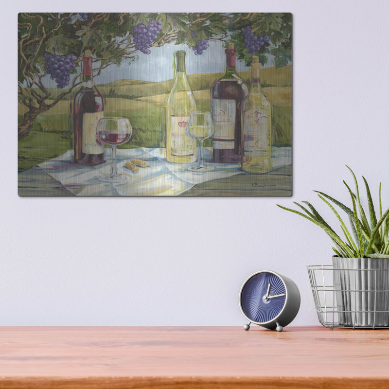 «Vineyard Wine T dégustation» par Paul Brent, H 12 po x l 16 po
