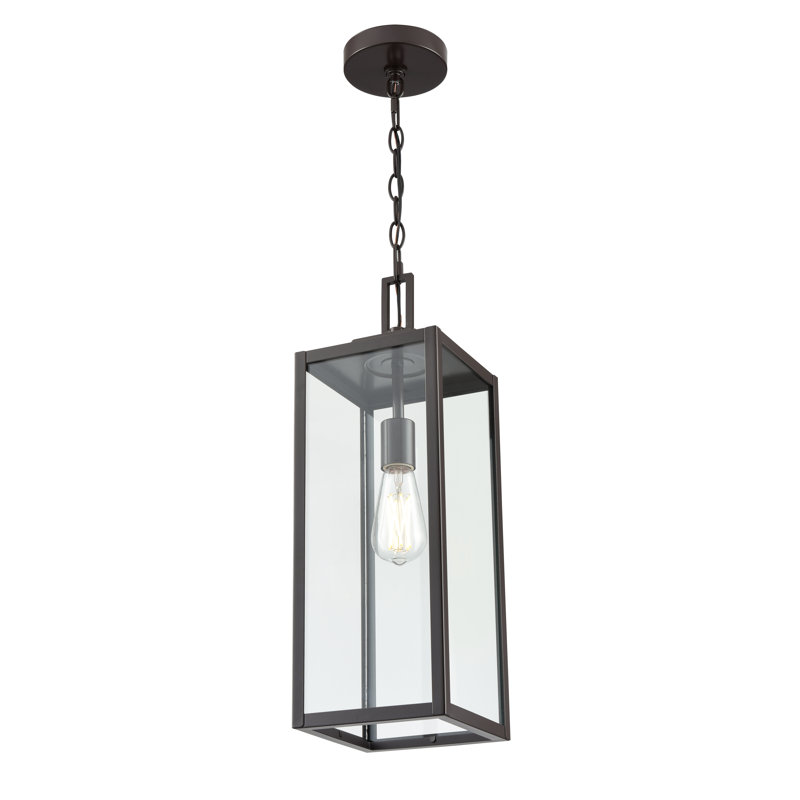 Robert 7" Wide Outdoor Mini Pendant, Bronze
