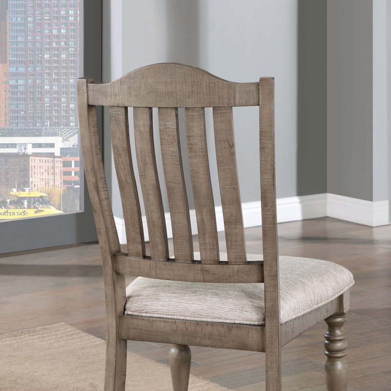 Chaise d'appoint à dossier en lattes Giovanni