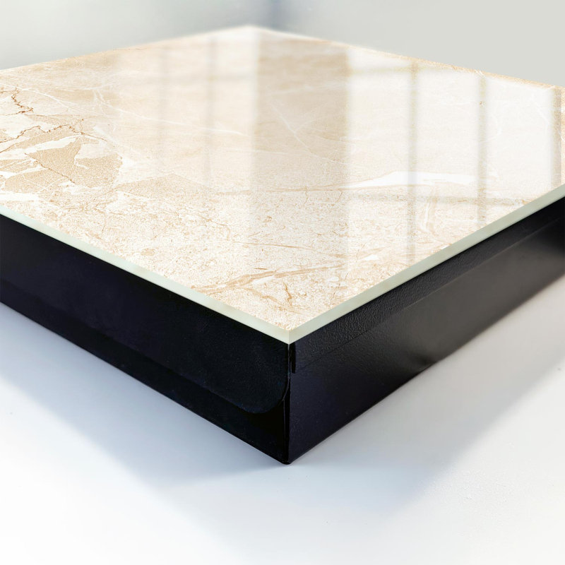 Key cabinet for home, Opens to the right, 30x30x5, Black, Delicate beige textures and patterns, 