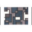 Tapis bleu Scheel-28118134