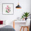 Tulipes de la province en rose, reproduction encadrée sous verre, design par Paul Brent-30708510-30708506