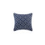 Ensemble de courtepointe en jacquard 4 pièces avec coussin décoratif bleu marine