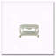 Table basse antique avec tablette inférieure