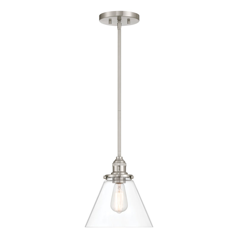 Mini-luminaire suspendu 1 lumière Barwell 10 "
