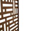 76" H48" W Metal Privacy Screen In Brown. For Patio, Deck, Balcony Privacy. Outdoor And Indoor Use. Rust-. Versatile Positioning Alternatives. Simple Installation Placement. Install-125216585