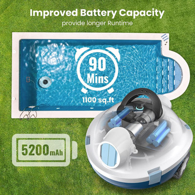 INSE Cordless Bagless Robotic Vacuum