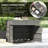Gray PE Rattan Towel Rack & Pool Toy Cabinet with Drawer