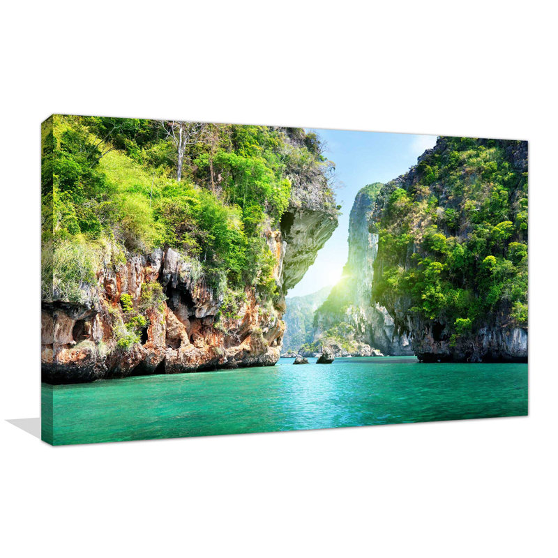 « koh samui, thaïlande », reproduction de photo sur toile, H 18 po x l 30 po x P 1 po