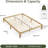 Solid Wood Bed Without Headboard-870448587