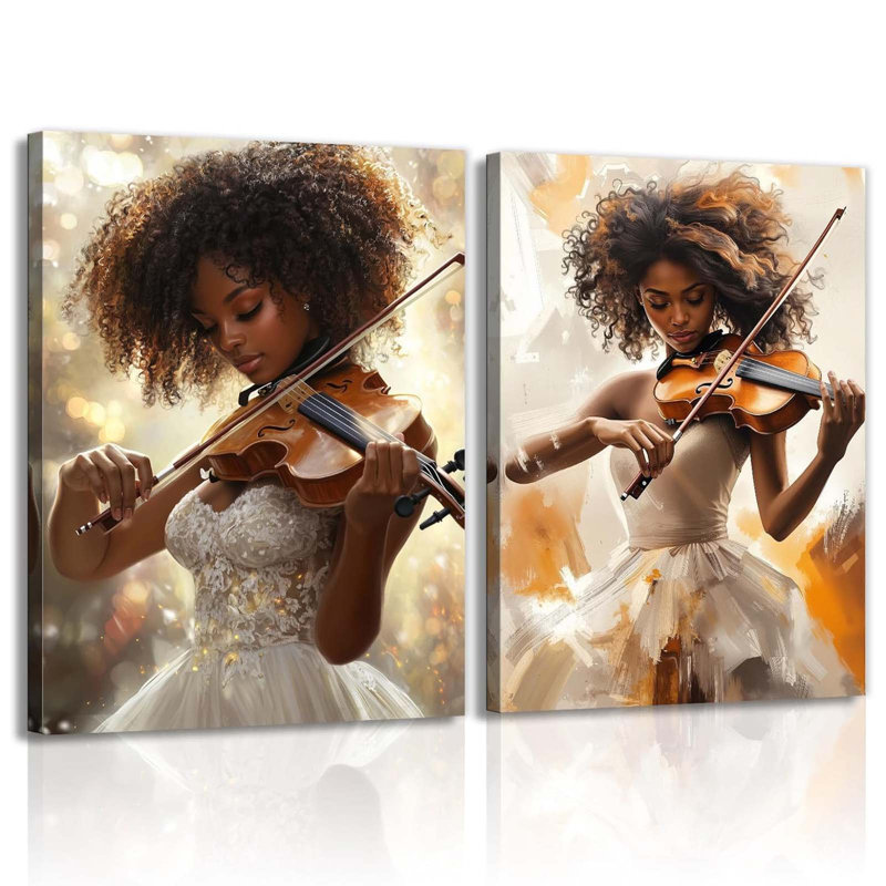 2 Piece Wrapped Canvas Print, 40 cm H x 30 cm W