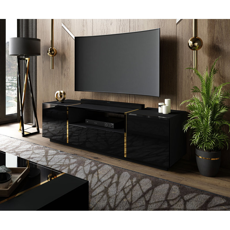 Acampo Unfinished TV Furniture for TVs up to 65", White