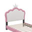 Lit tapissier élégant avec tête de lit couronne élégante Princess-154066805-154066804