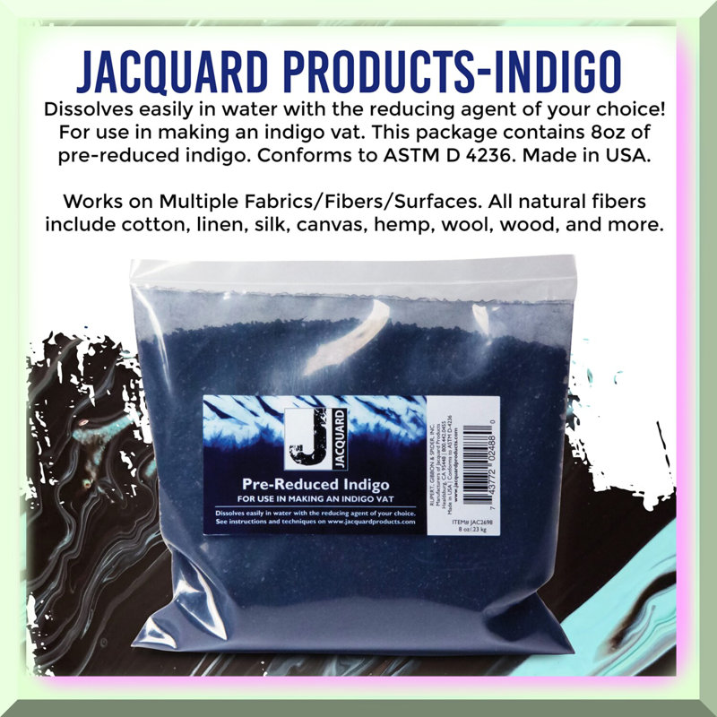 8 Oz Indigo Dye Kit for Fabric and Surfaces