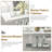 3 - Piece Faux Marble Top Living Room Table Set-110985218-110985219