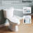 2-Piece 0.8/1.28 GPF Dual-Flush Elongated ADA Chair Height Toilet In White, Map 1000G, Soft-Close Seat