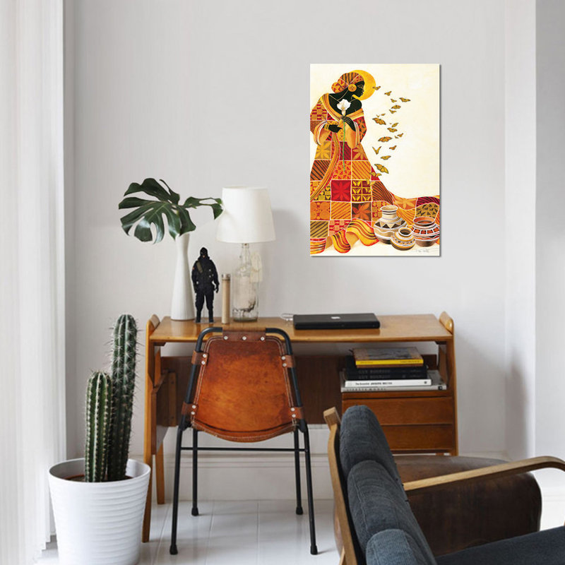 «Souls Flight, Cr majorité», impression sur toile, H 18 po x l 12 po x P 1,5 po, Toile tendue, Pas de tapis