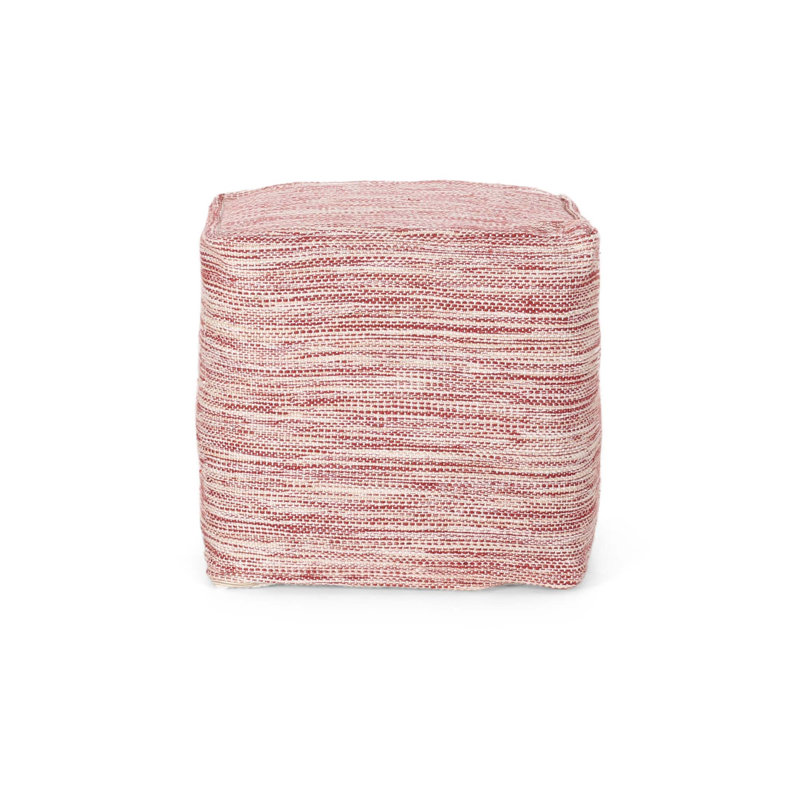 Repose-pieds Enigma, Cotton - Red Abstract