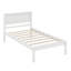 Platform Bed Frame With Headboard, Wood Slat Support-1006548087